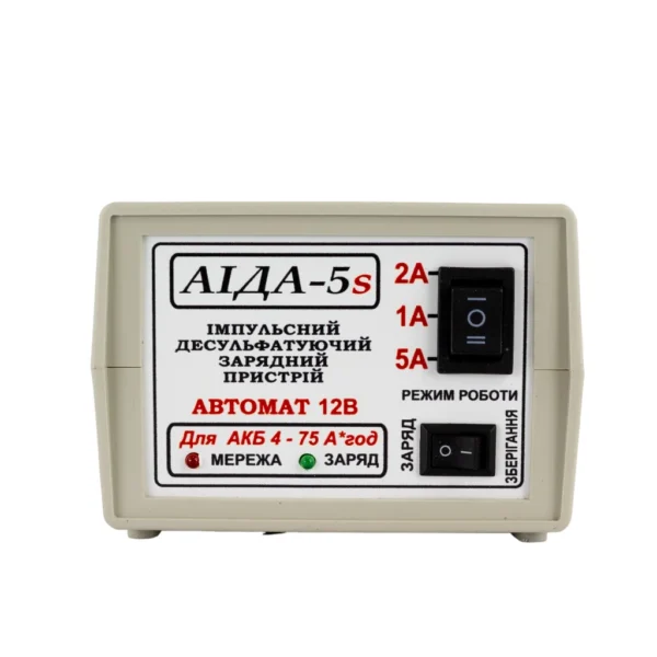 Аіда 5s: Зарядний пристрій для АКБ