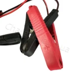 Клеммы автомобильного зарядного устройства, красный и черный