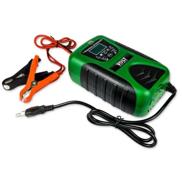 Зелений автомобільний зарядний пристрій Volt